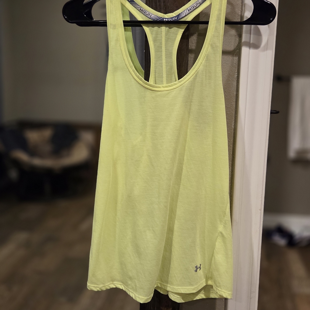 Under Armour Women's Neon Yellow Tank Top
